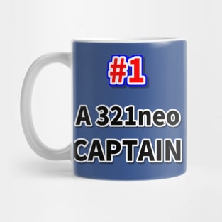 Number one A321 neo captain Mug